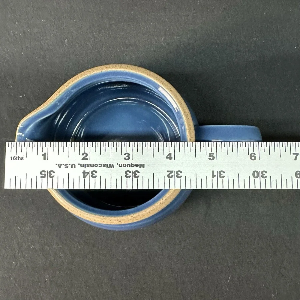 Noritake 'Madera Blue' Stoneware Creamer (pitcher) ,‎ Vintage
